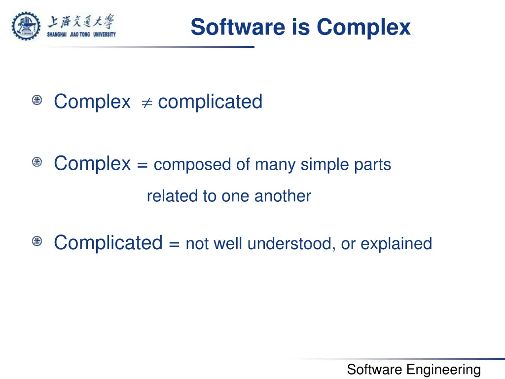 software is complex