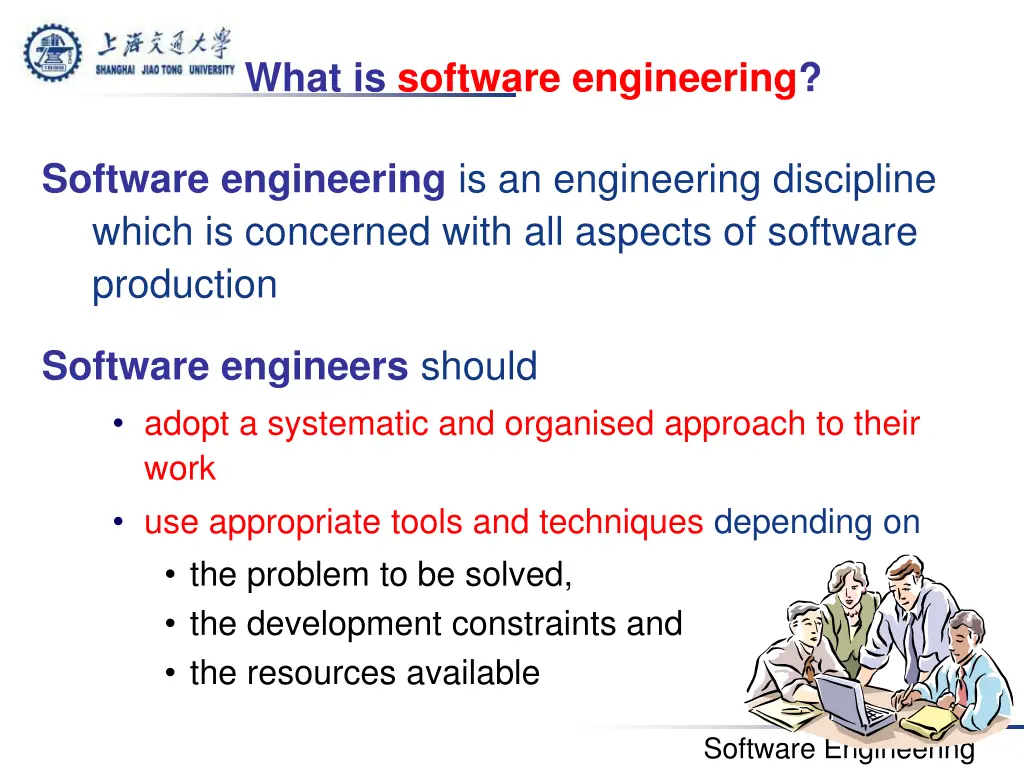 what is software engineering 1