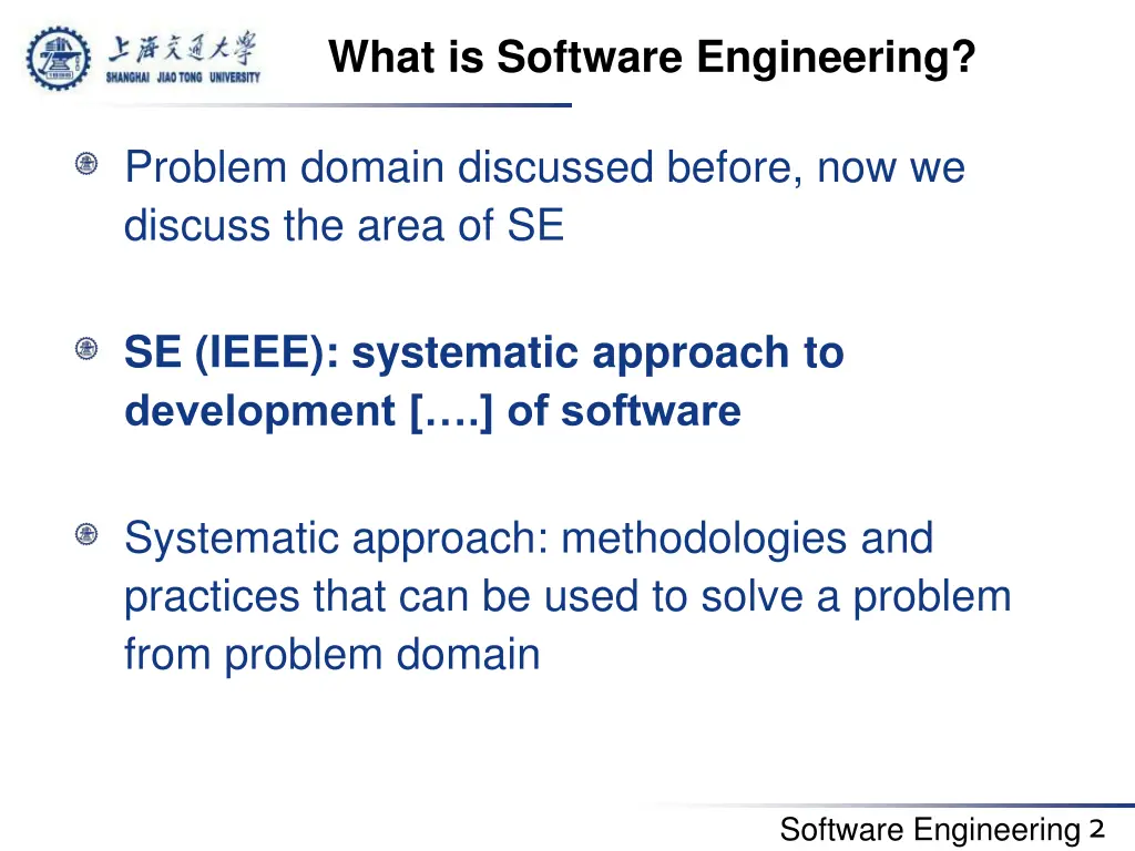 what is software engineering