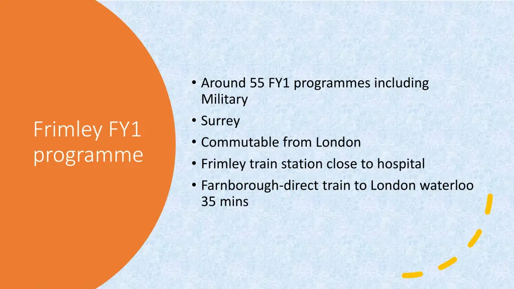 around 55 fy1 programmes including military