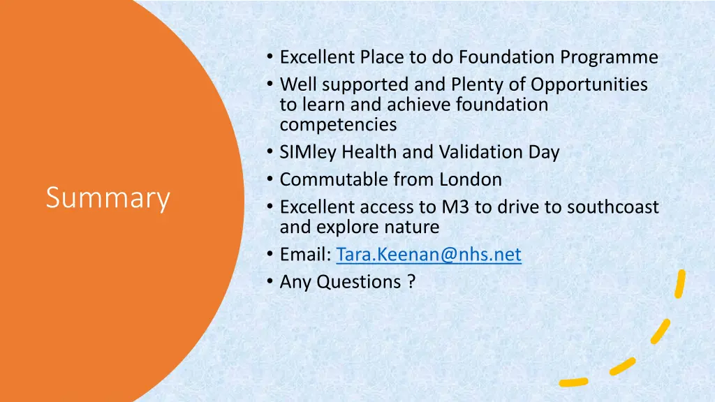 excellent place to do foundation programme well