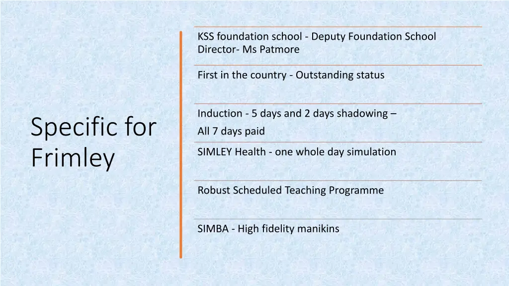 kss foundation school deputy foundation school