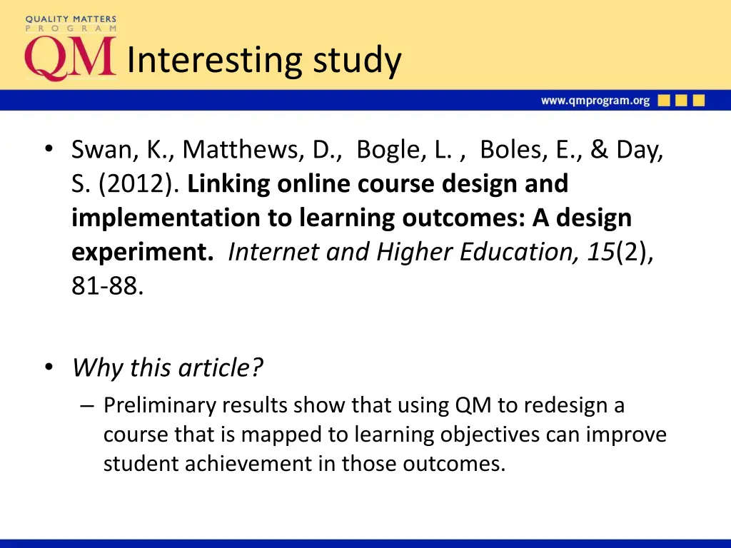 interesting study