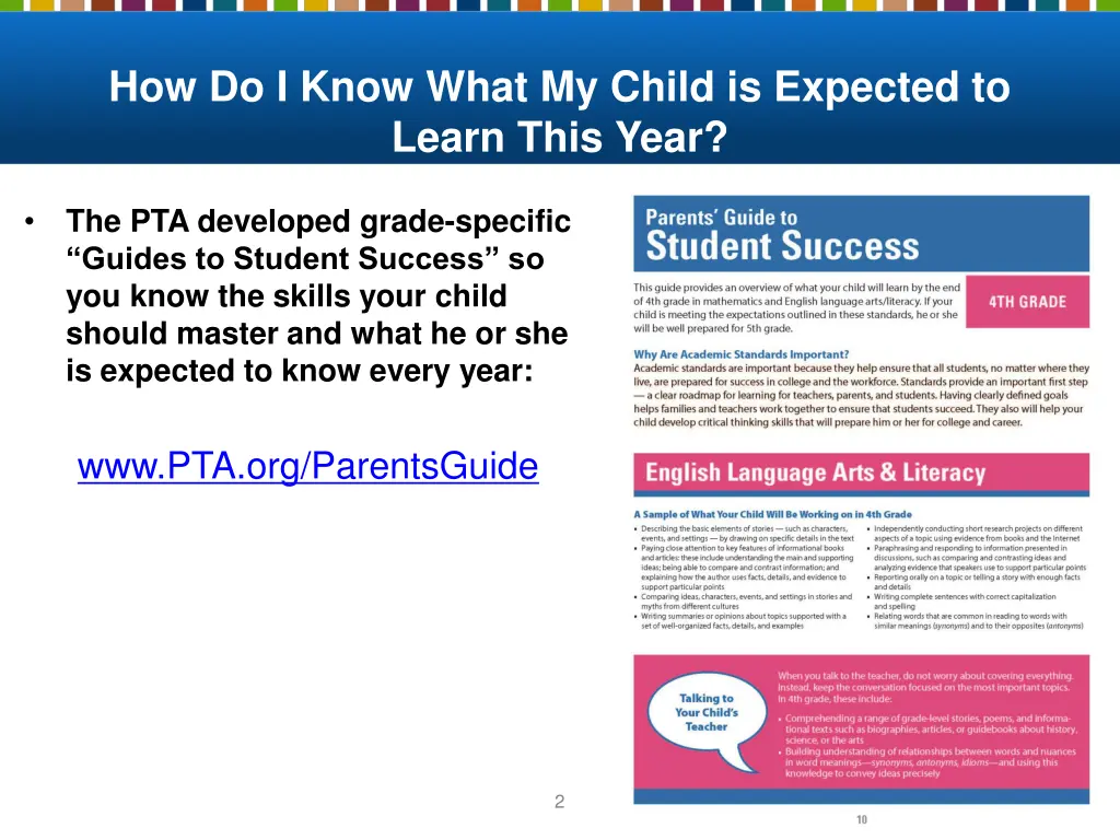 how do i know what my child is expected to learn