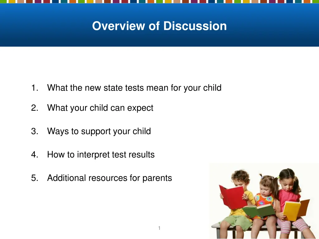 overview of discussion