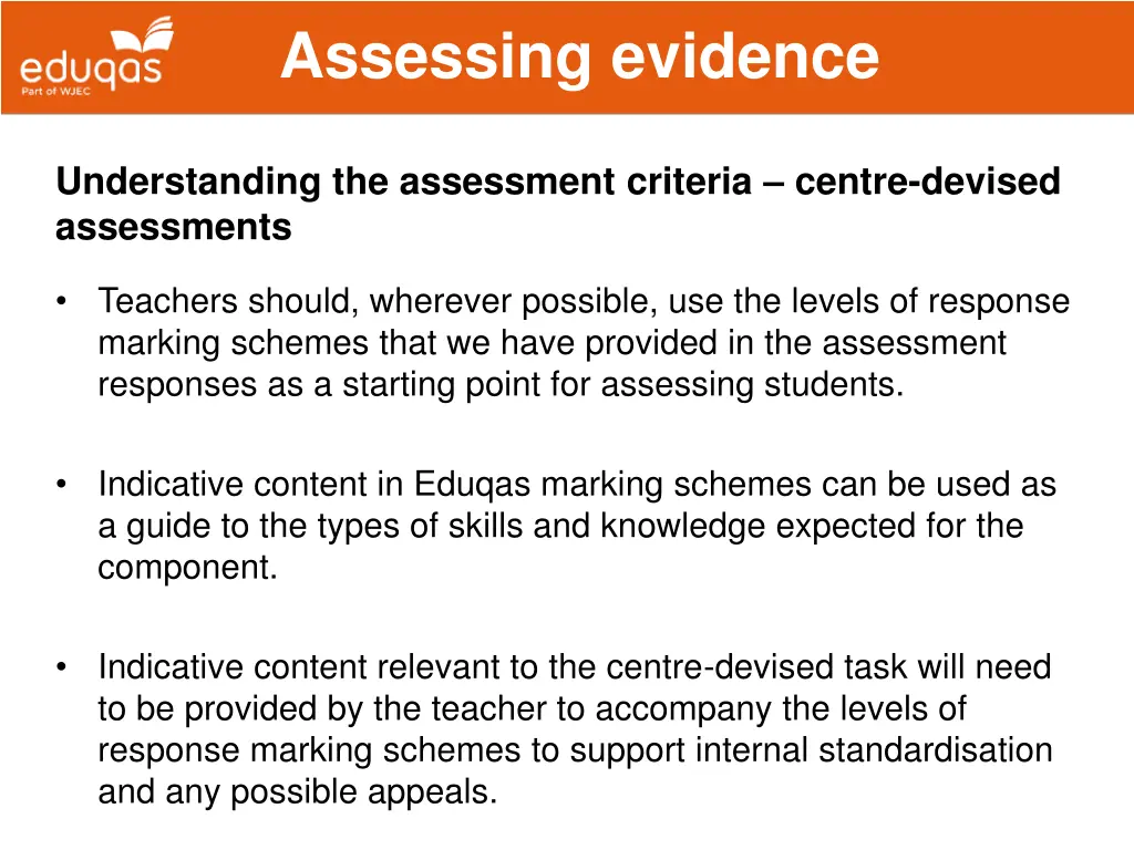 assessing evidence 3