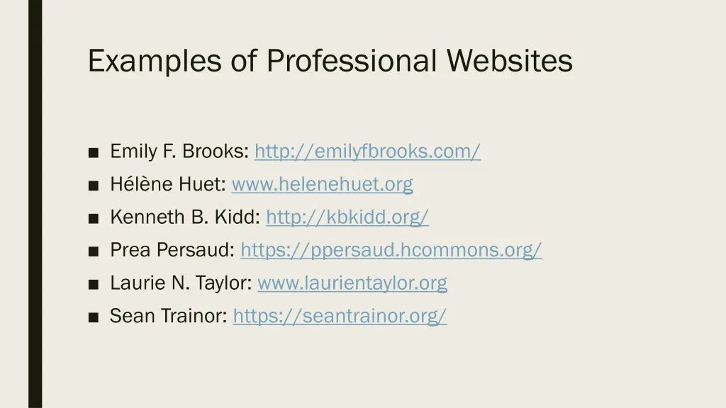 examples of professional websites