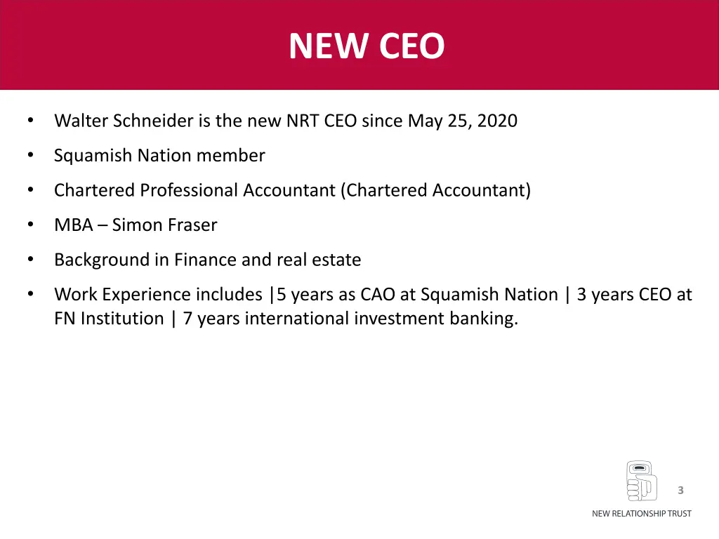 new ceo