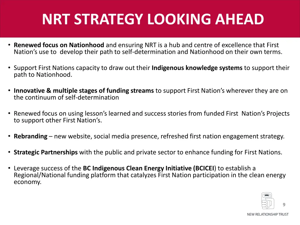 nrt strategy looking ahead