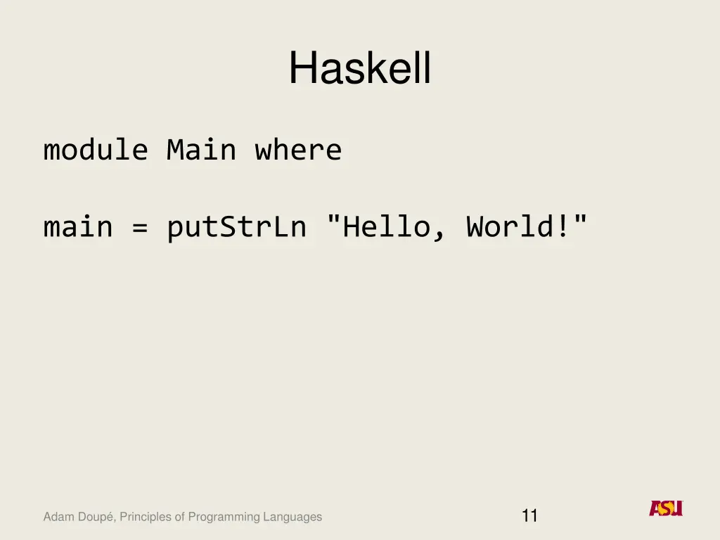 haskell