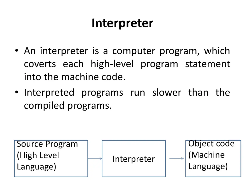 interpreter