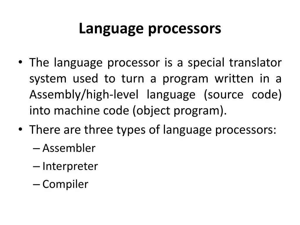 language processors 1