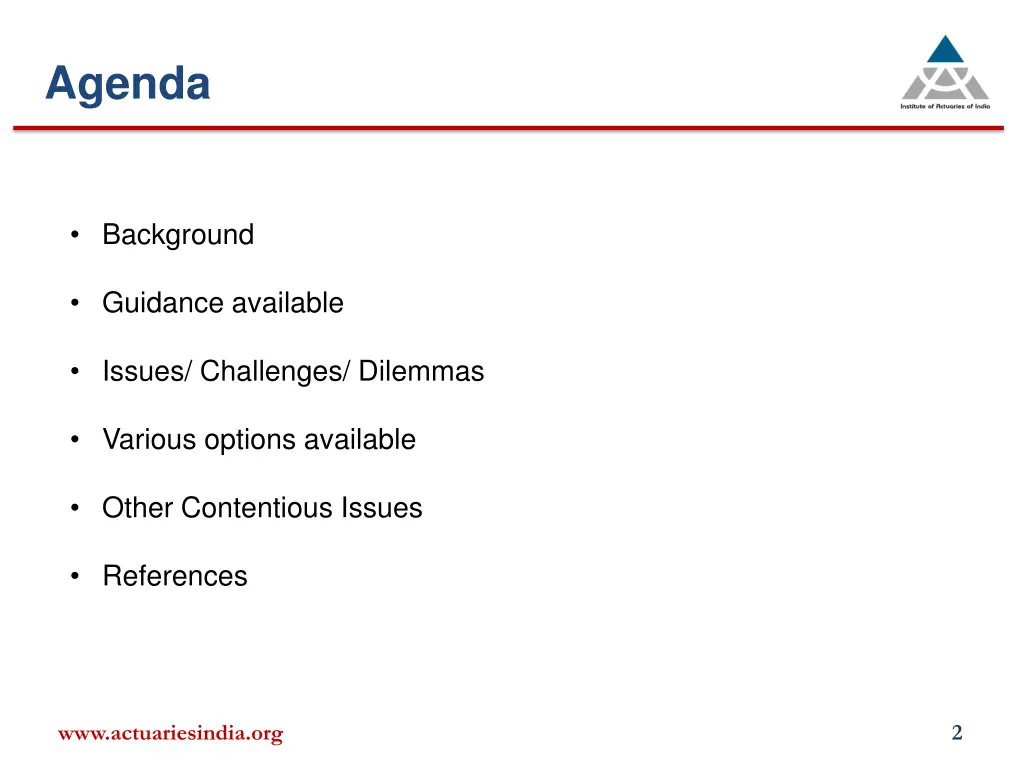 agenda