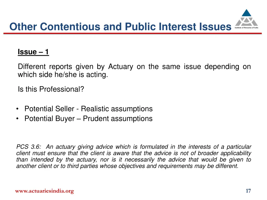 other contentious and public interest issues