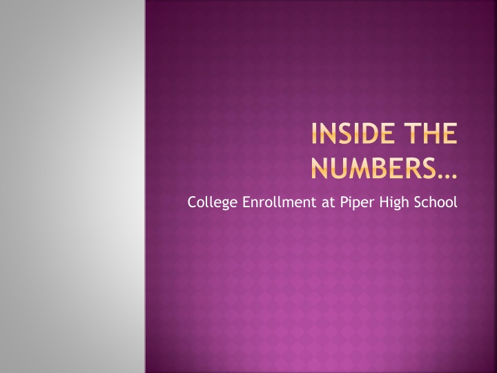 inside the numbers