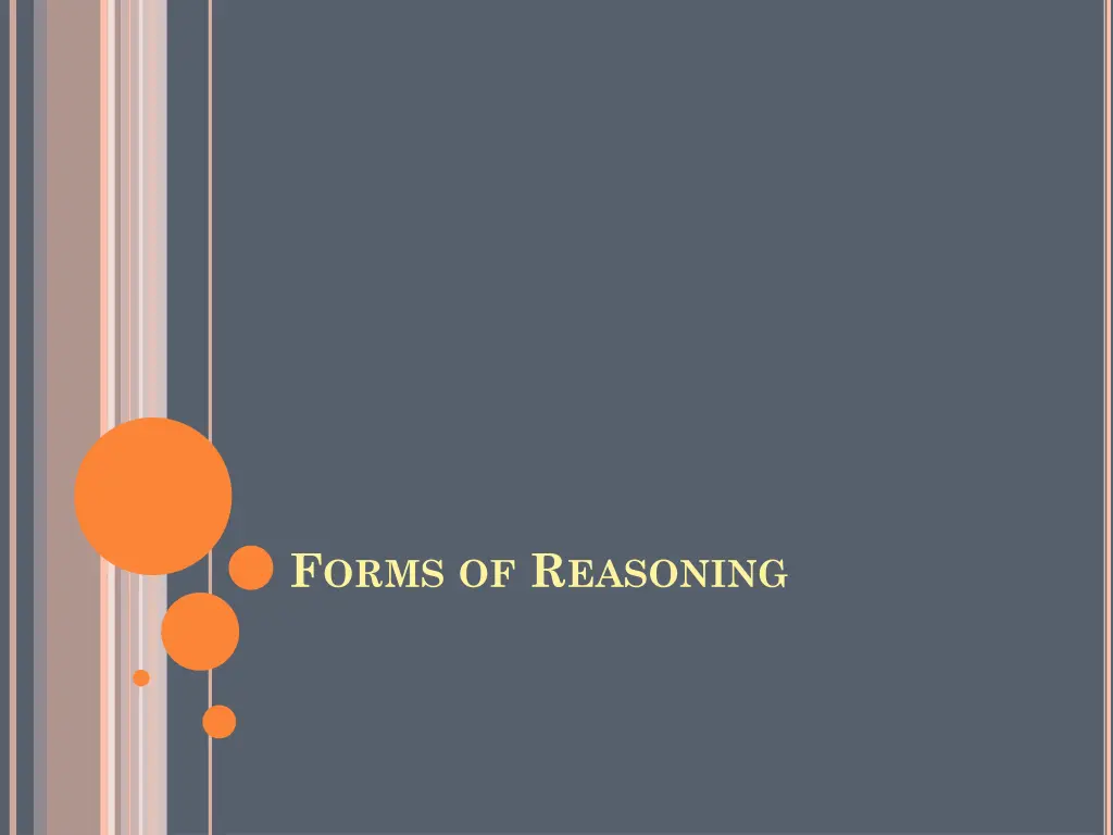 f orms of r easoning