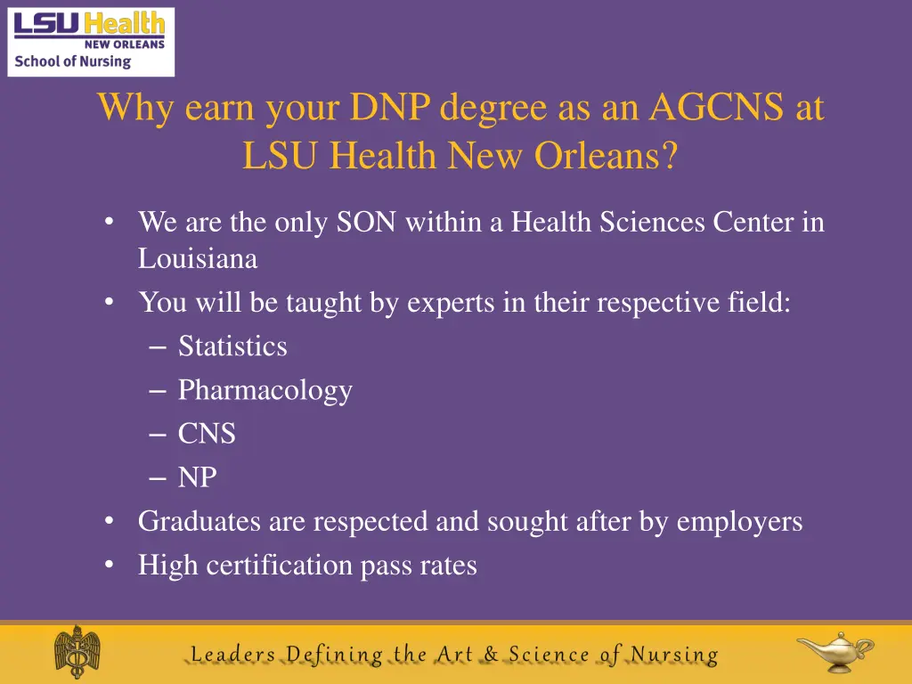 why earn your dnp degree as an agcns