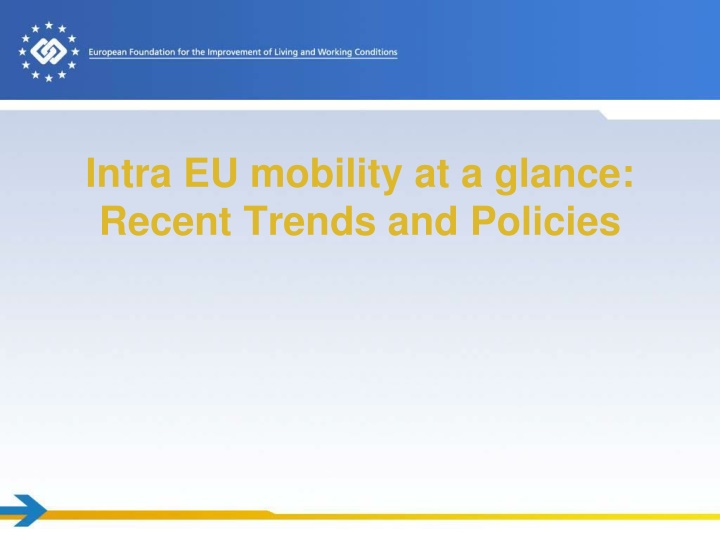 intra eu mobility at a glance recent trends