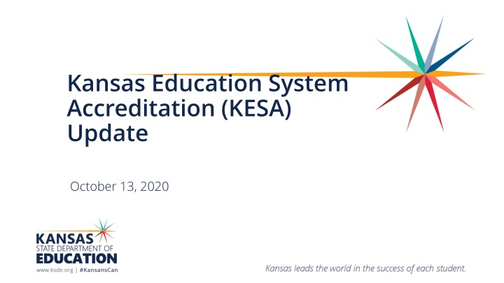 kansas education system accreditation kesa update