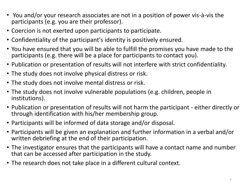you and or your research associates
