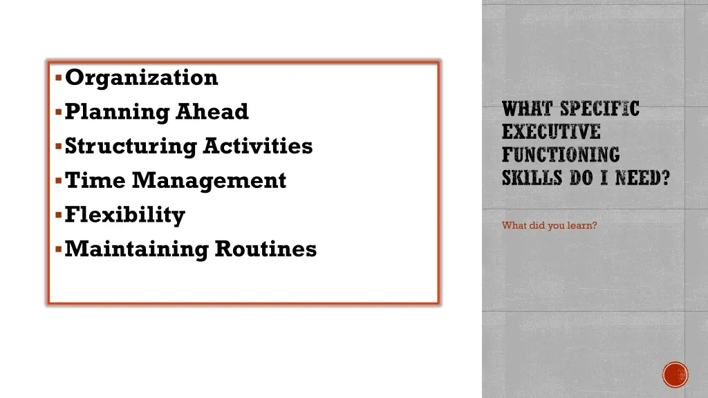 organization planning ahead structuring
