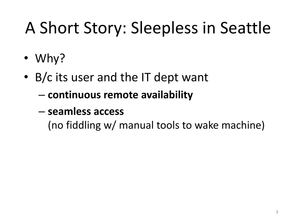 a short story sleepless in seattle 1