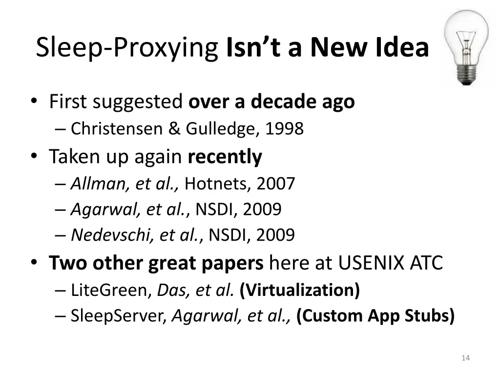 sleep proxying isn t a new idea