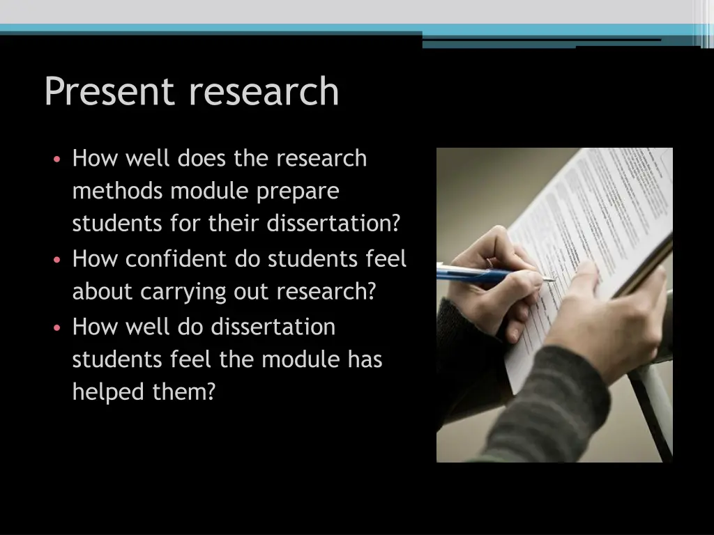present research