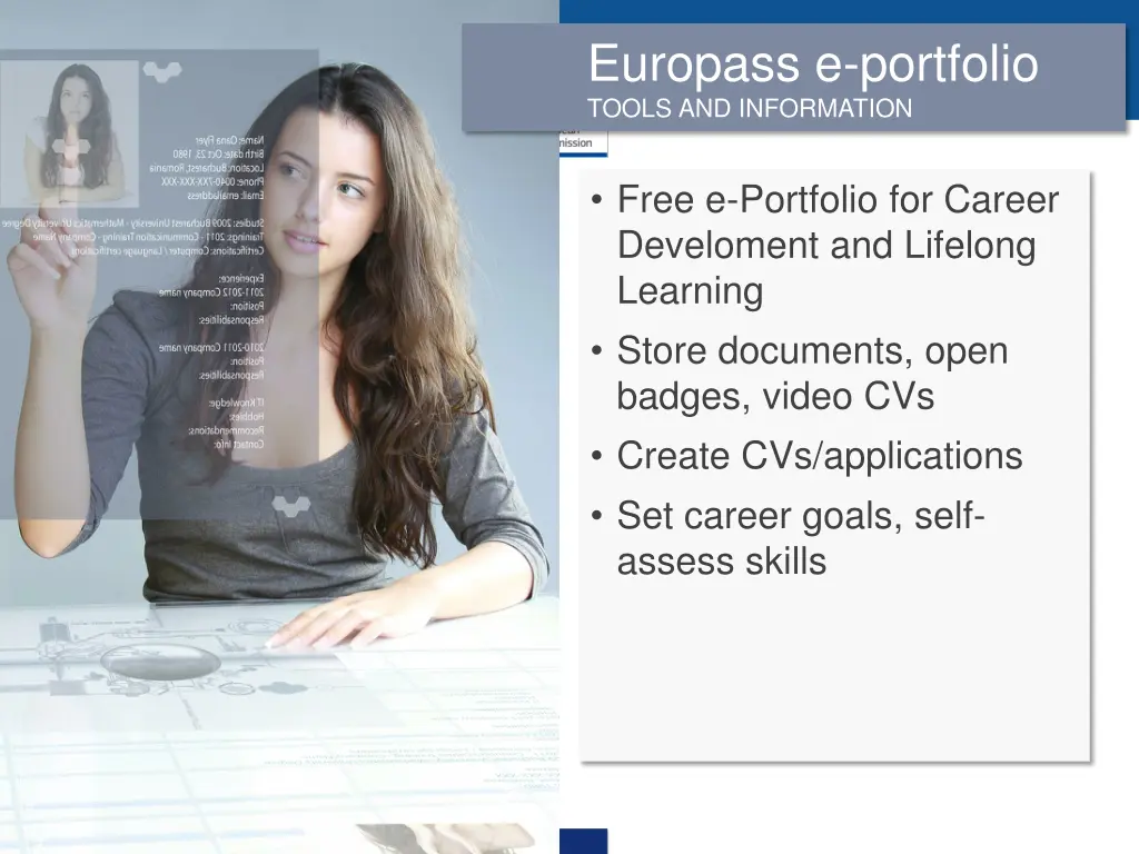 europass e portfolio tools and information