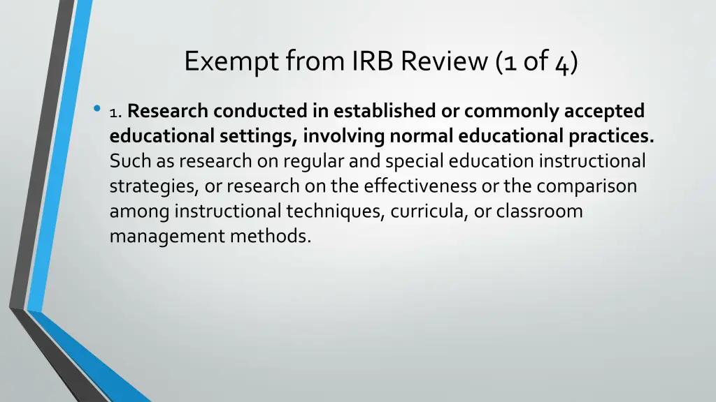 exempt from irb review 1 of 4