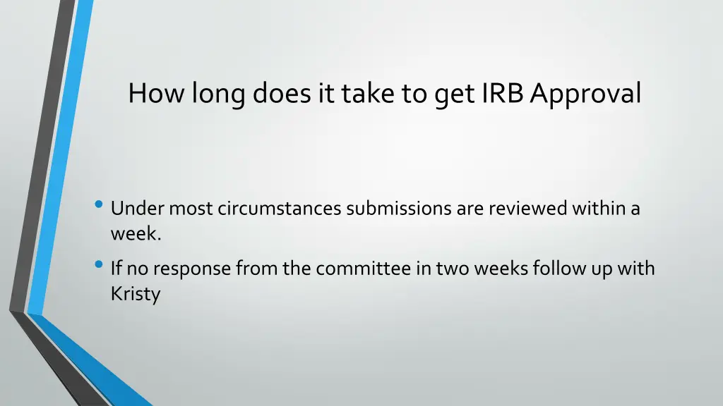 how long does it take to get irb approval