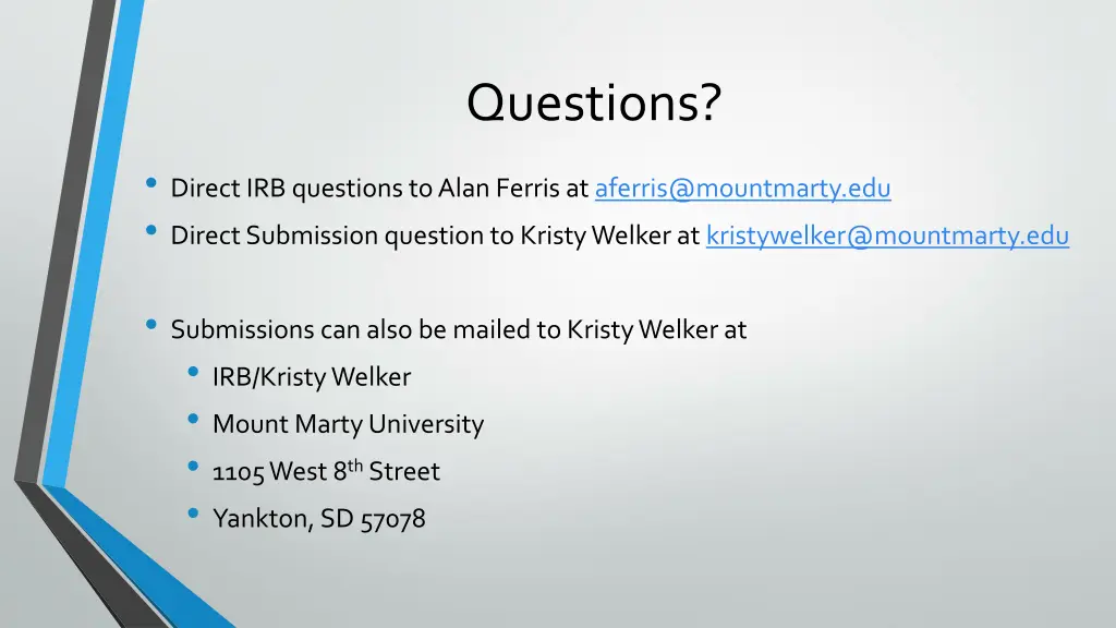 questions