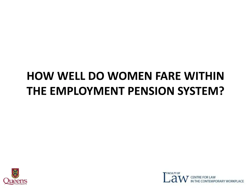 how well do women fare within the employment