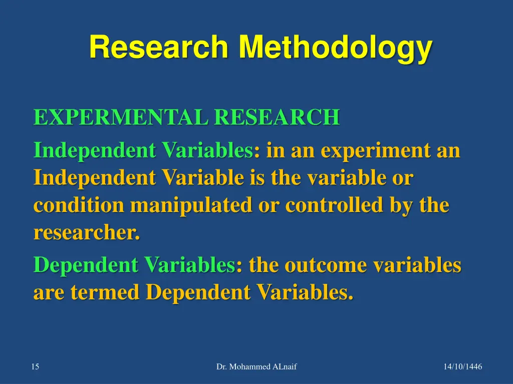 research methodology 10