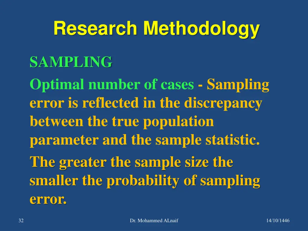 research methodology 26
