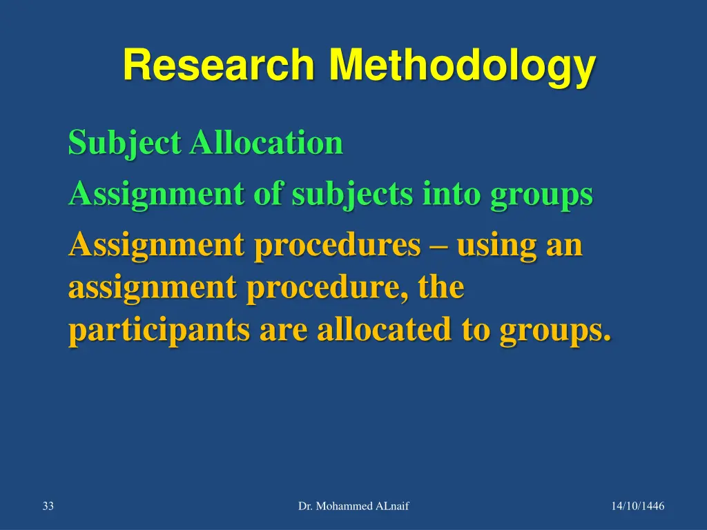 research methodology 27