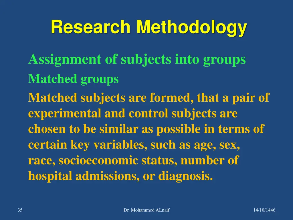 research methodology 29