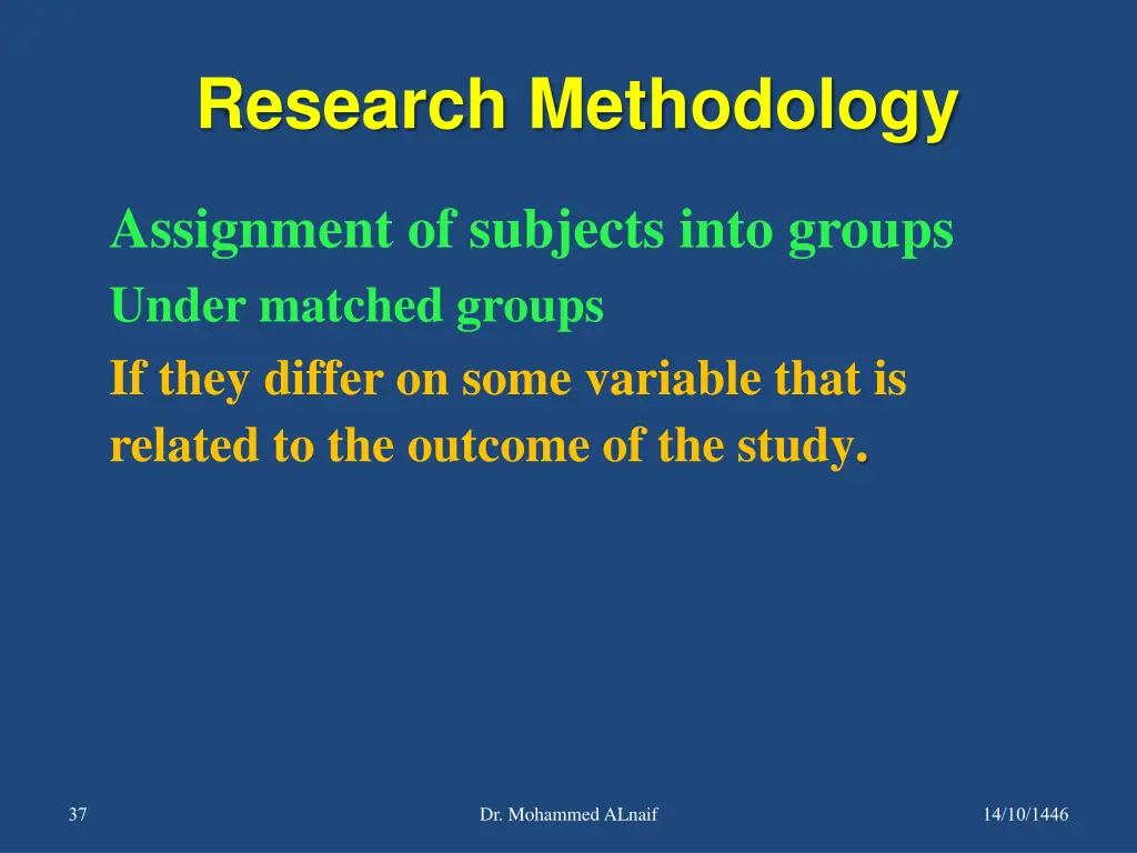 research methodology 31