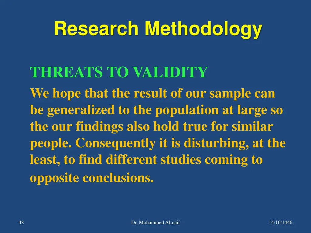 research methodology 42