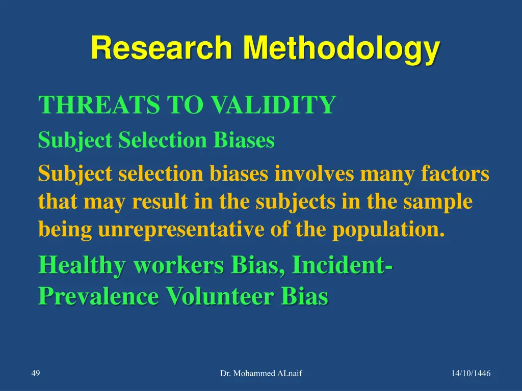 research methodology 43
