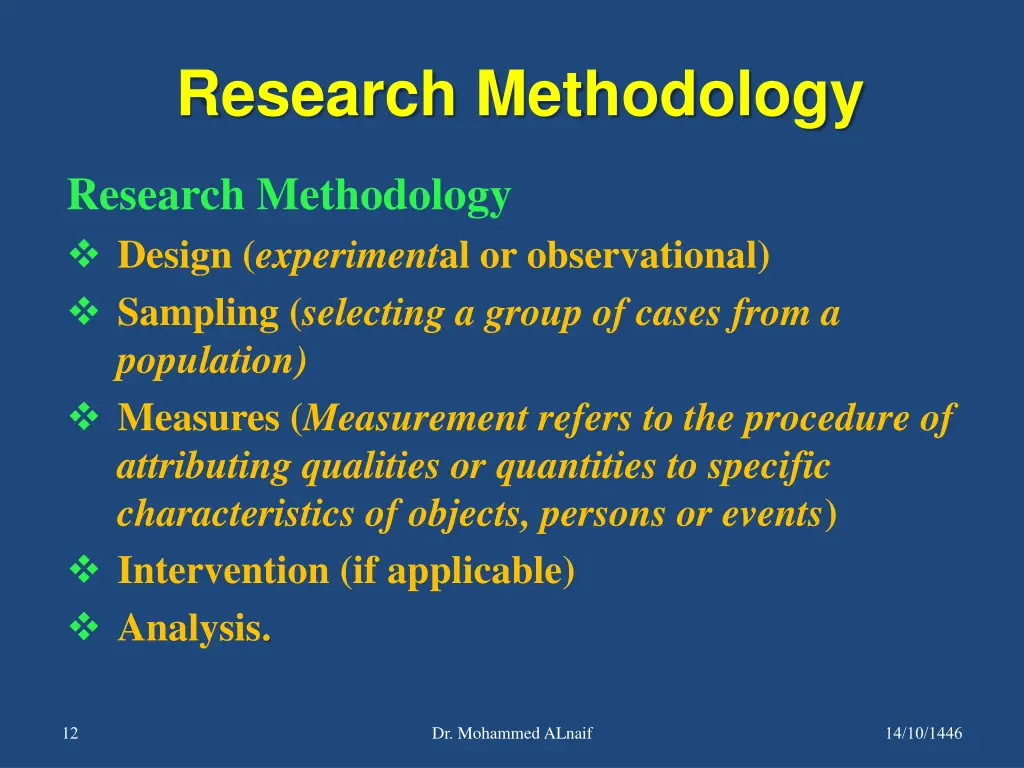 research methodology 7