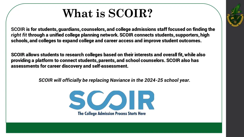 what is scoir