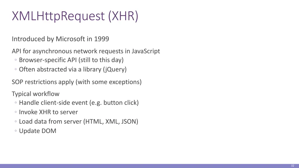 xmlhttprequest xhr