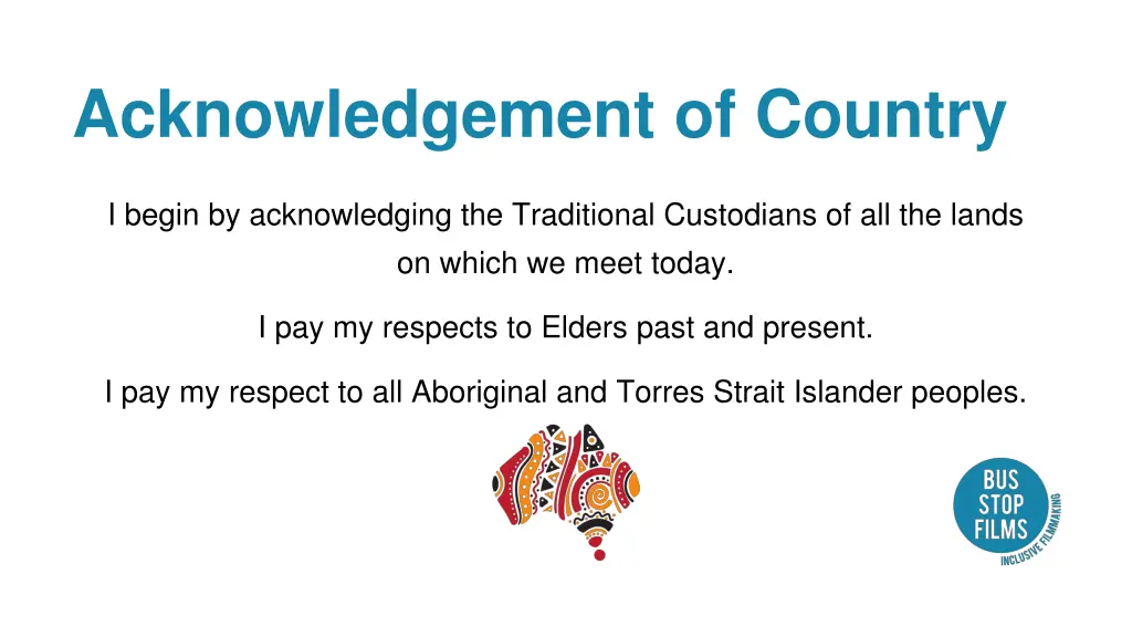 acknowledgement of country