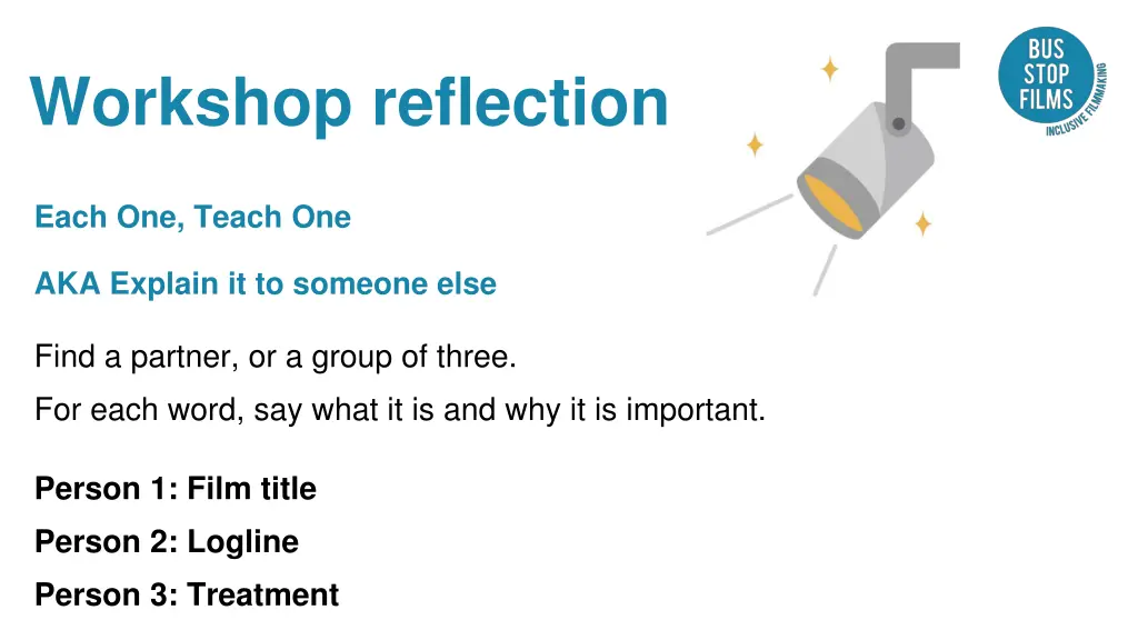 workshop reflection