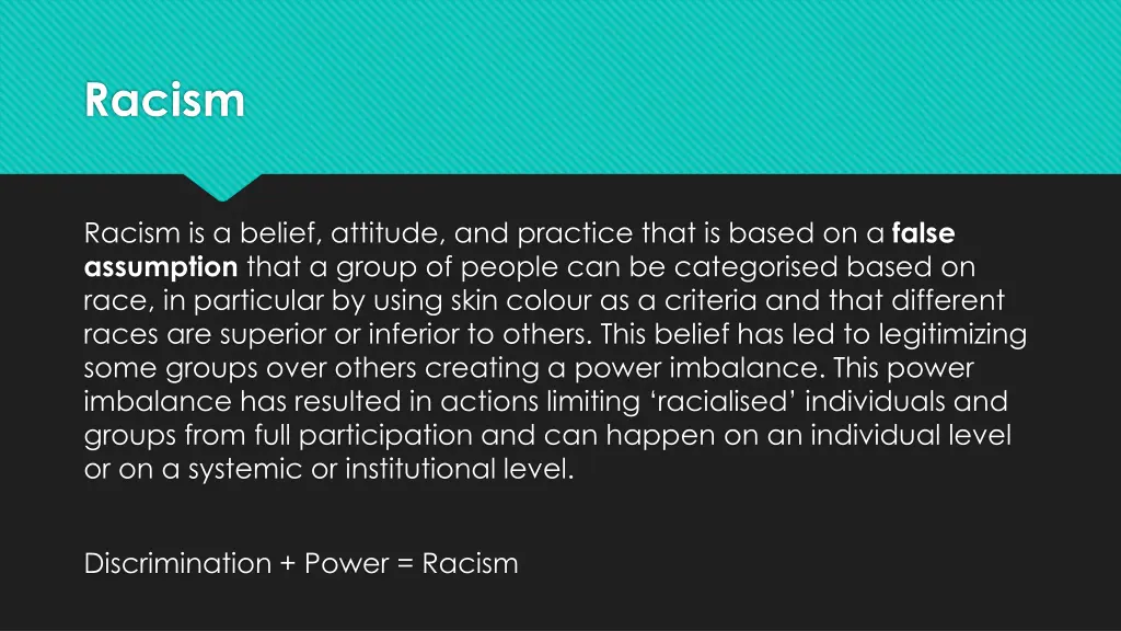 racism
