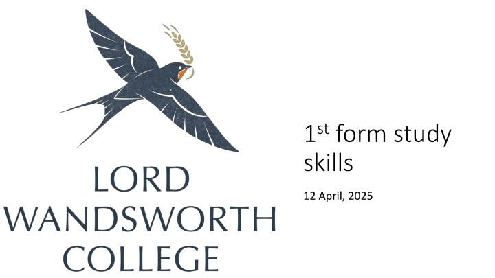 1 st form study skills