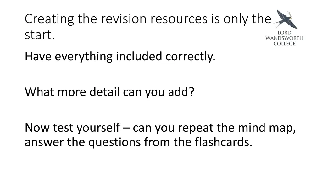 creating the revision resources is only the start