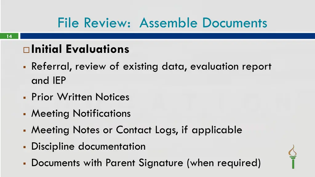 file review assemble documents
