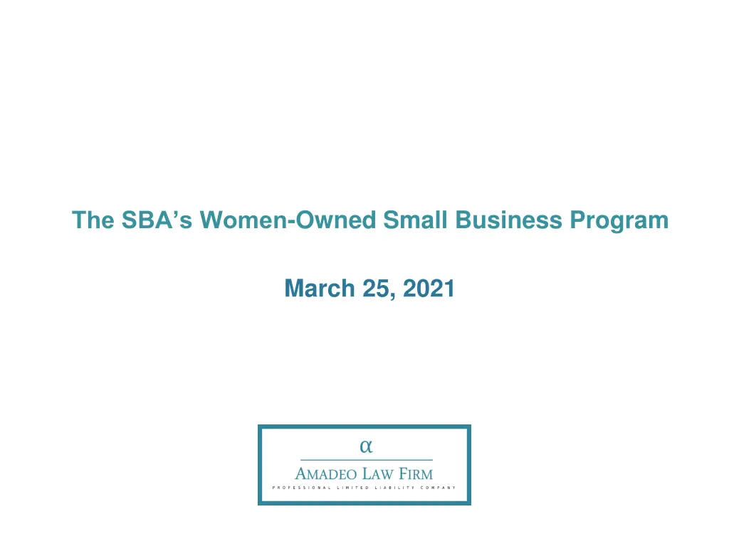 the sba s women owned small business program 2